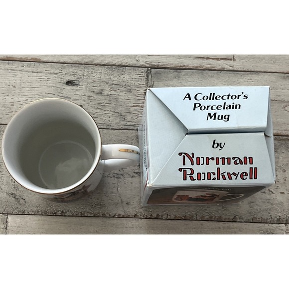 Norman Rockwell‎ Vintage Collectible Mugs - Memories and Bedtime New In the Box - Picture 6 of 15